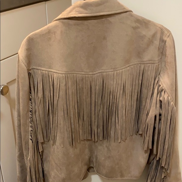 Bagatelle Suede Fringe Jacket - Picture 3 of 6